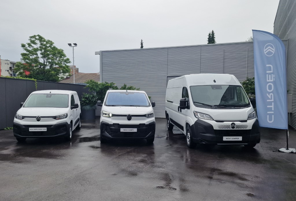 NA SLOVENSKE CESTE PRIHAJAJO NOVI CITROËN BERLINGO VAN, JUMPY IN JUMPER