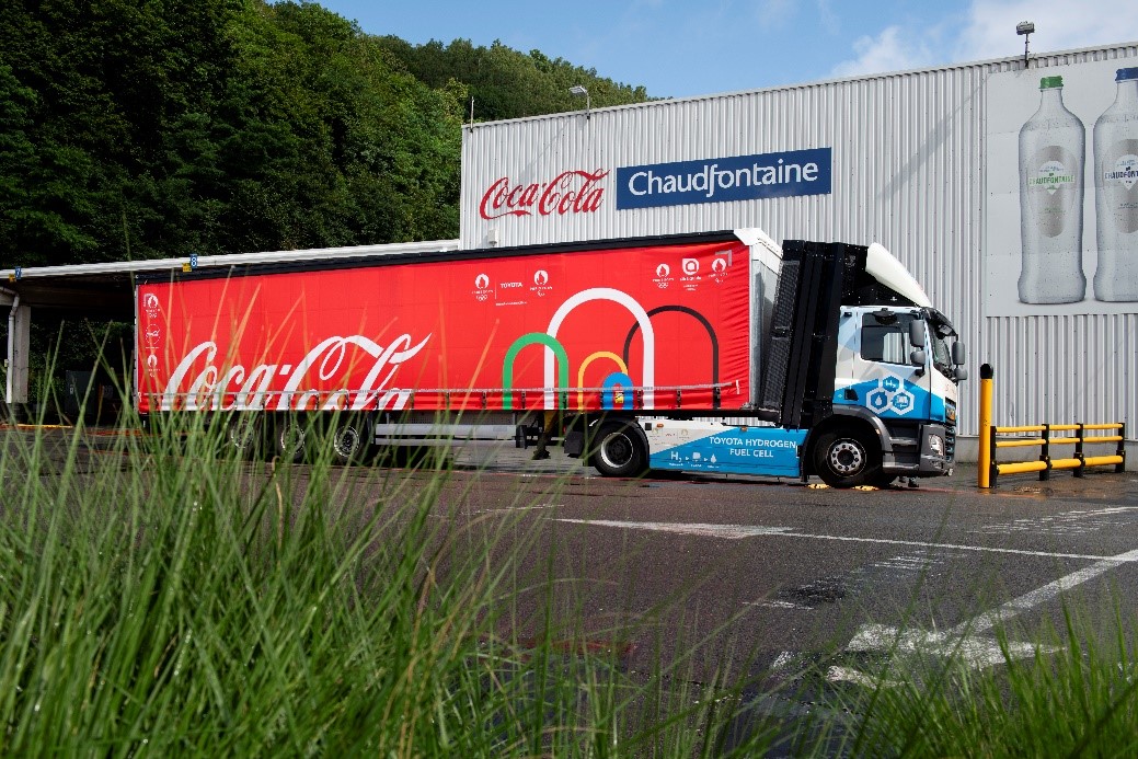 Toyota skupaj s Coca-Colo in družbo Air Liquide sodeluje v testnem programu težkih tovornjakov na vodikove gorivne celice
