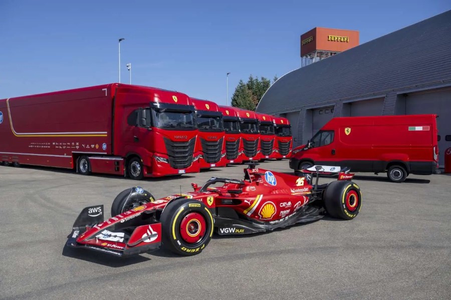 16 Iveco vozil za Scuderia Ferrari