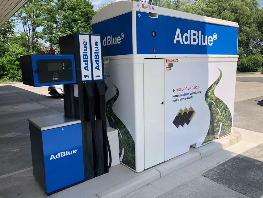 10 novih lokacij, kjer lahko stranke točijo AdBlue iz točilnih avtomatov